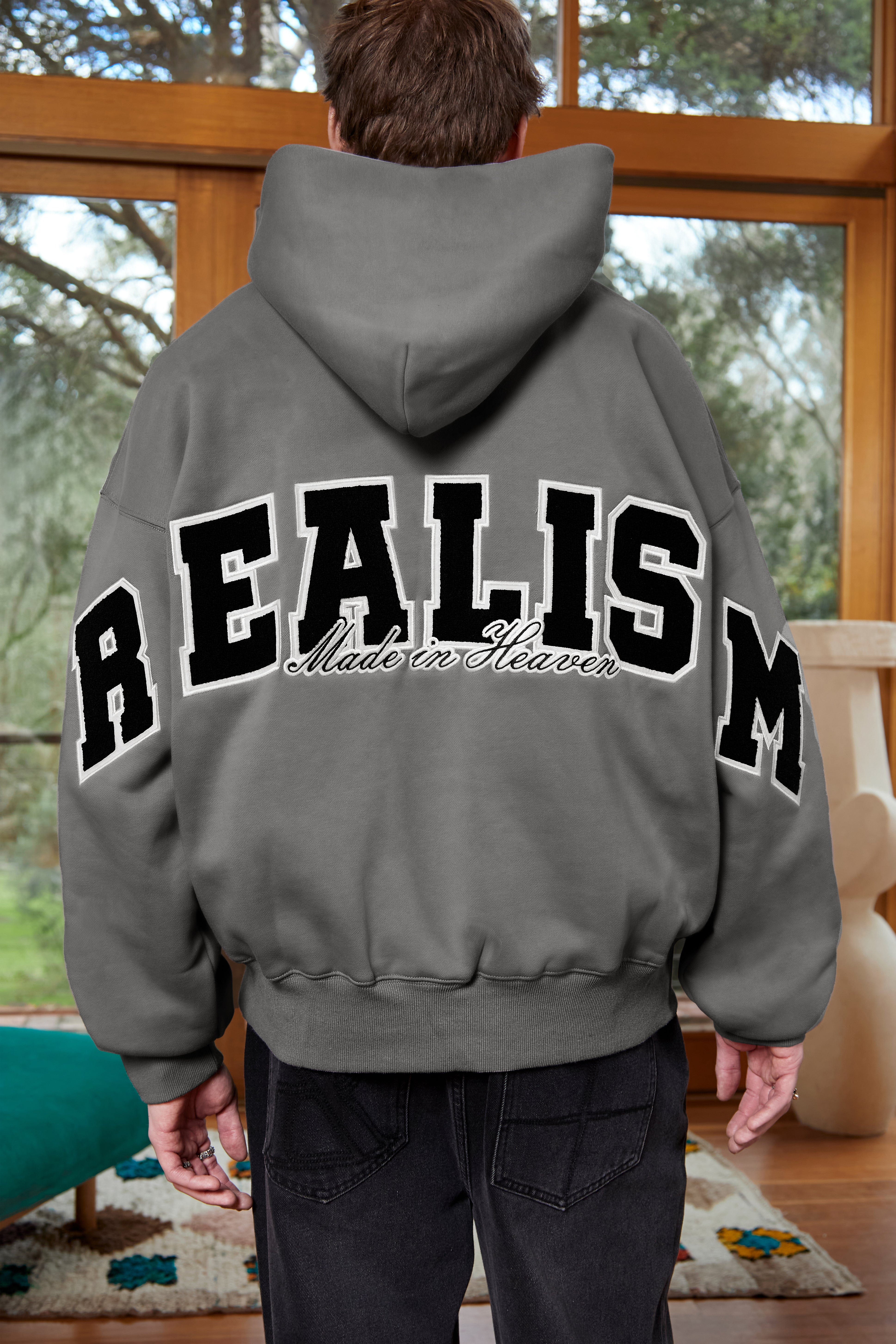 Realism SSS REALISM COLLEGE TEAM HOODIE V2 COOL GREY