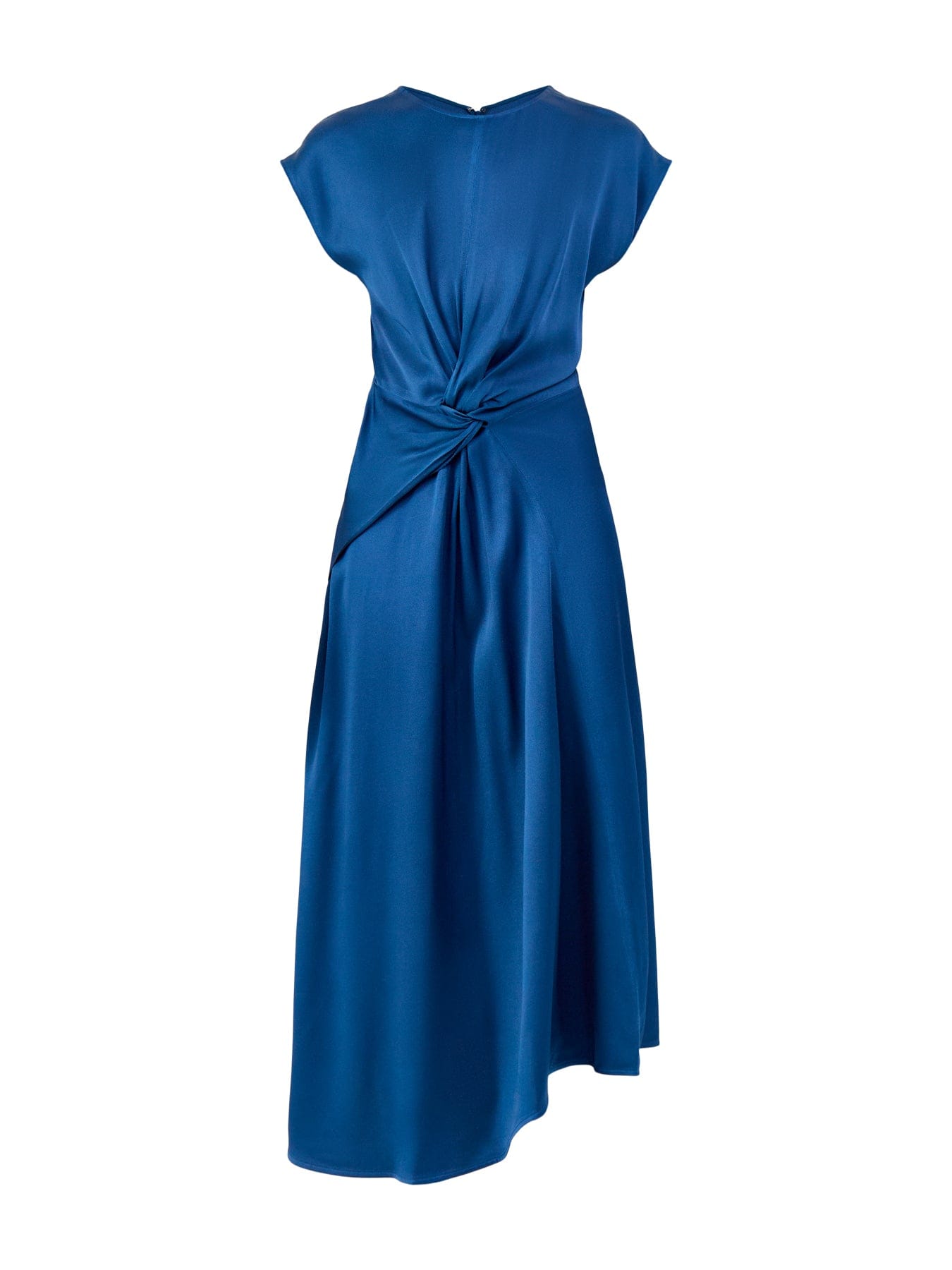 Victoria Beckham Aria Midi Dress Blue