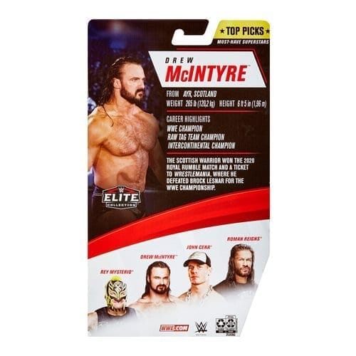 Mattel WWE Top Picks 2021 Drew McIntyre Elite Action Figure