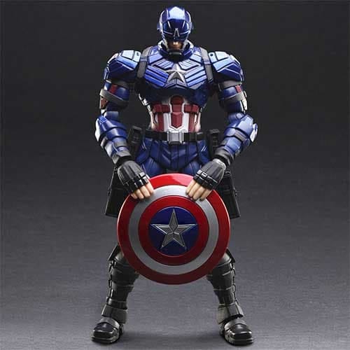 Square-Enix Marvel Universe Variant Bring Arts Captain America Action Figure