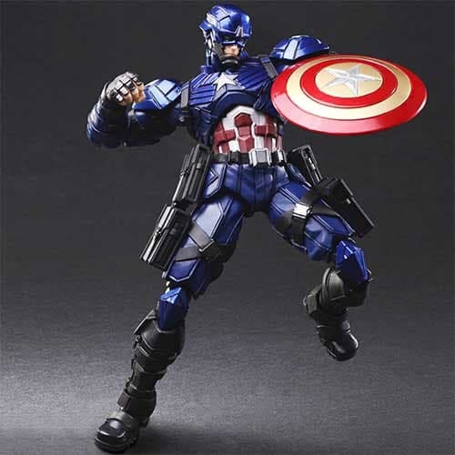 Square-Enix Marvel Universe Variant Bring Arts Captain America Action Figure