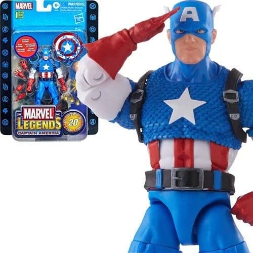 Hasbro Marvel Legends 20th Anniversary Series 1 Captain America 6 - inch Action Figure