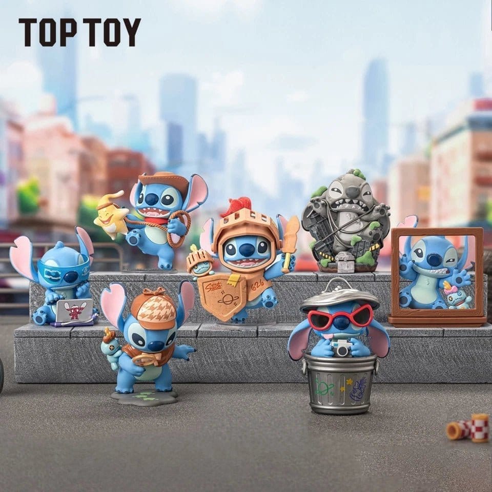 Miniso Disney Stitch City Adventure Series Figure Sealed Case Blind Box