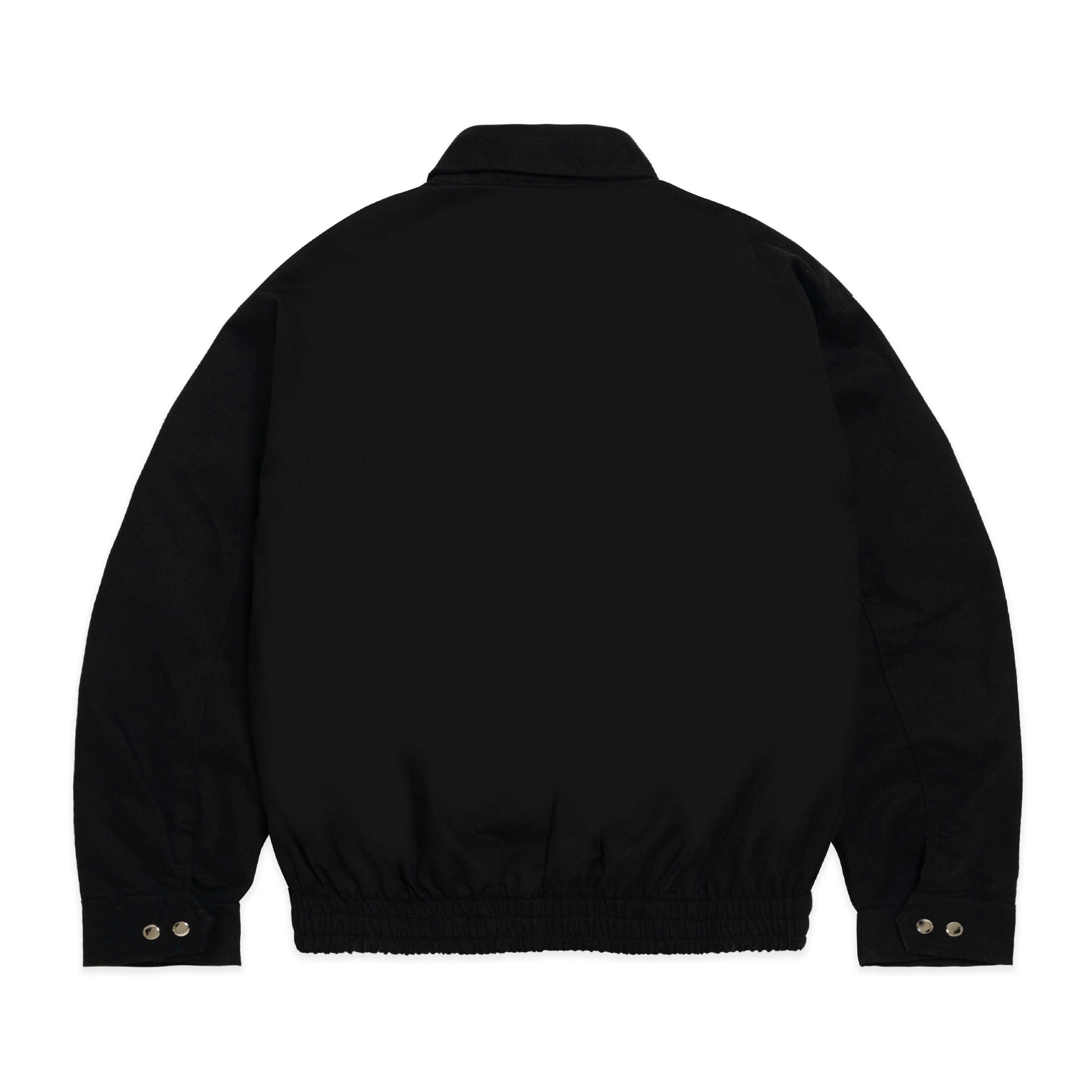 Nature of Mind Mixed Wool Zip Jacket - Black
