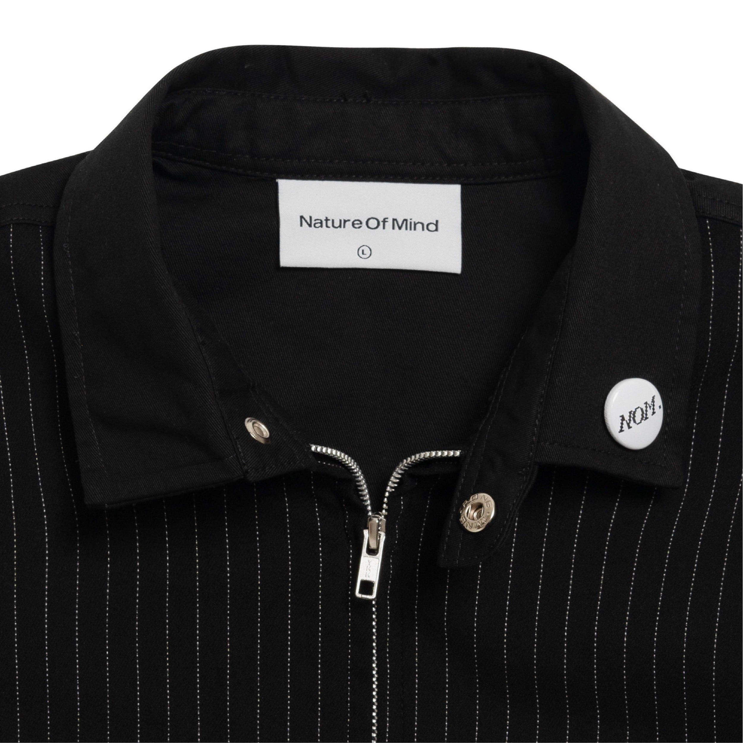 Nature of Mind Mixed Wool Zip Jacket - Black