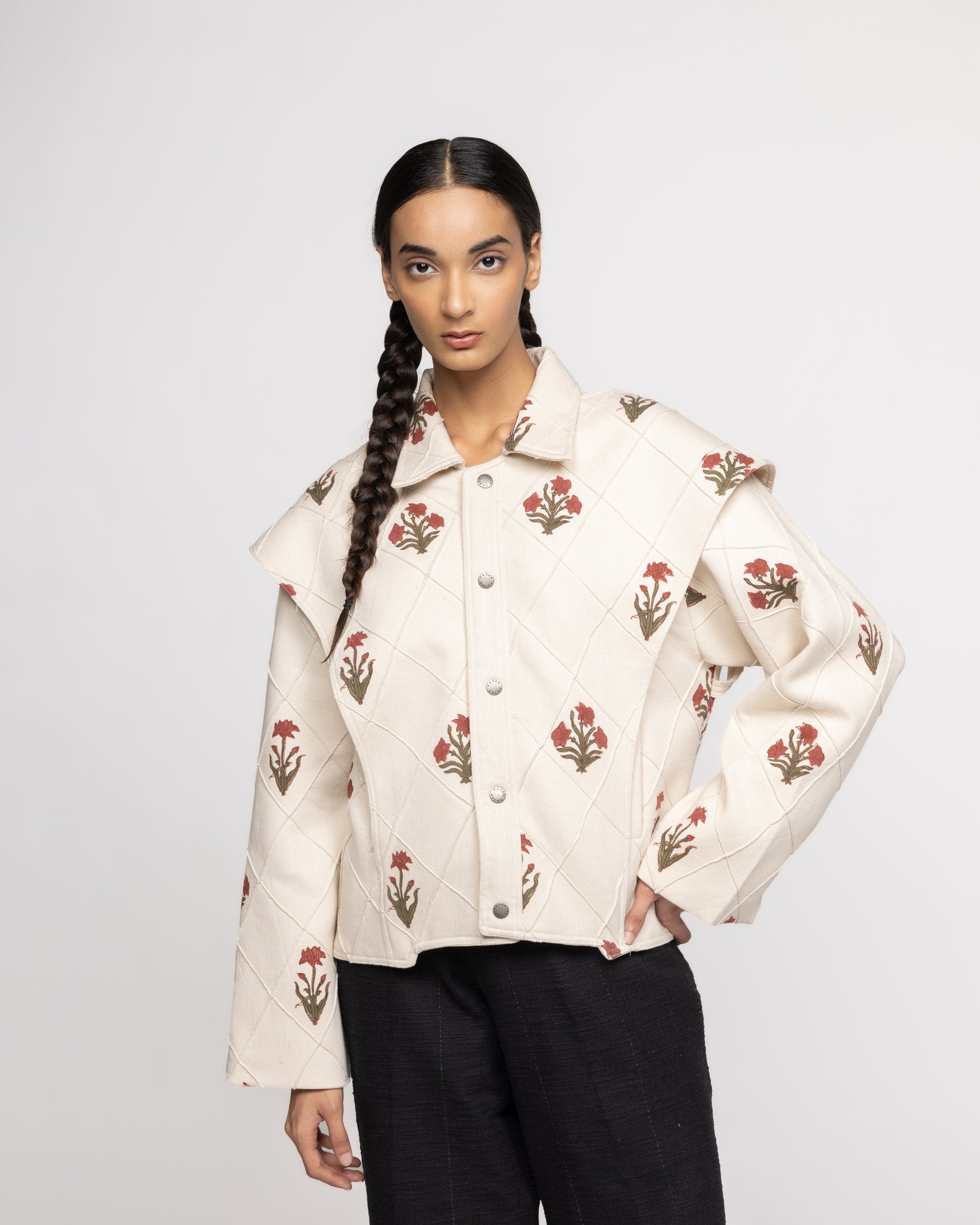 Handmade Sanganeri Blockprint - Jacket