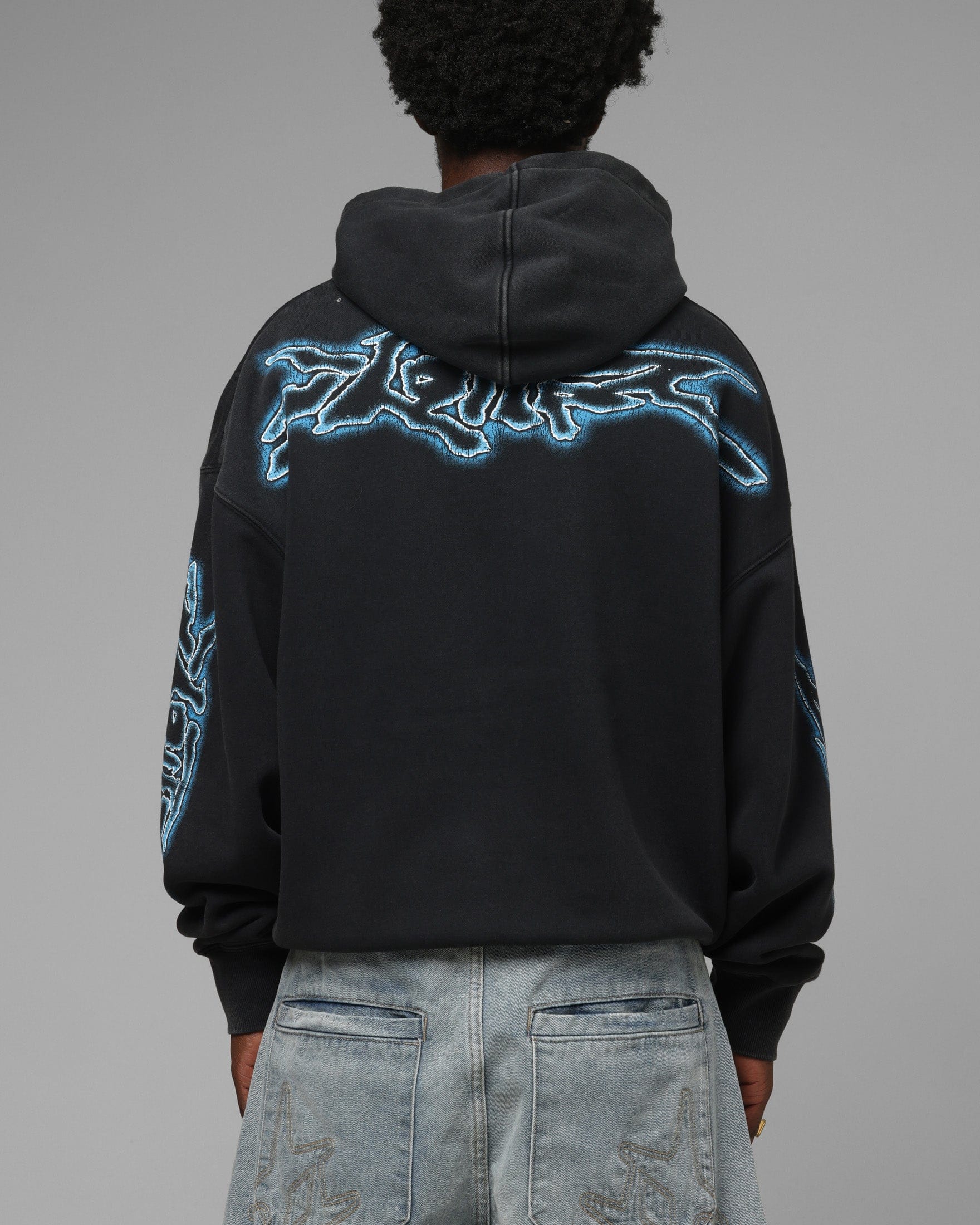 Loiter Panther Airbrush Hoodie Black