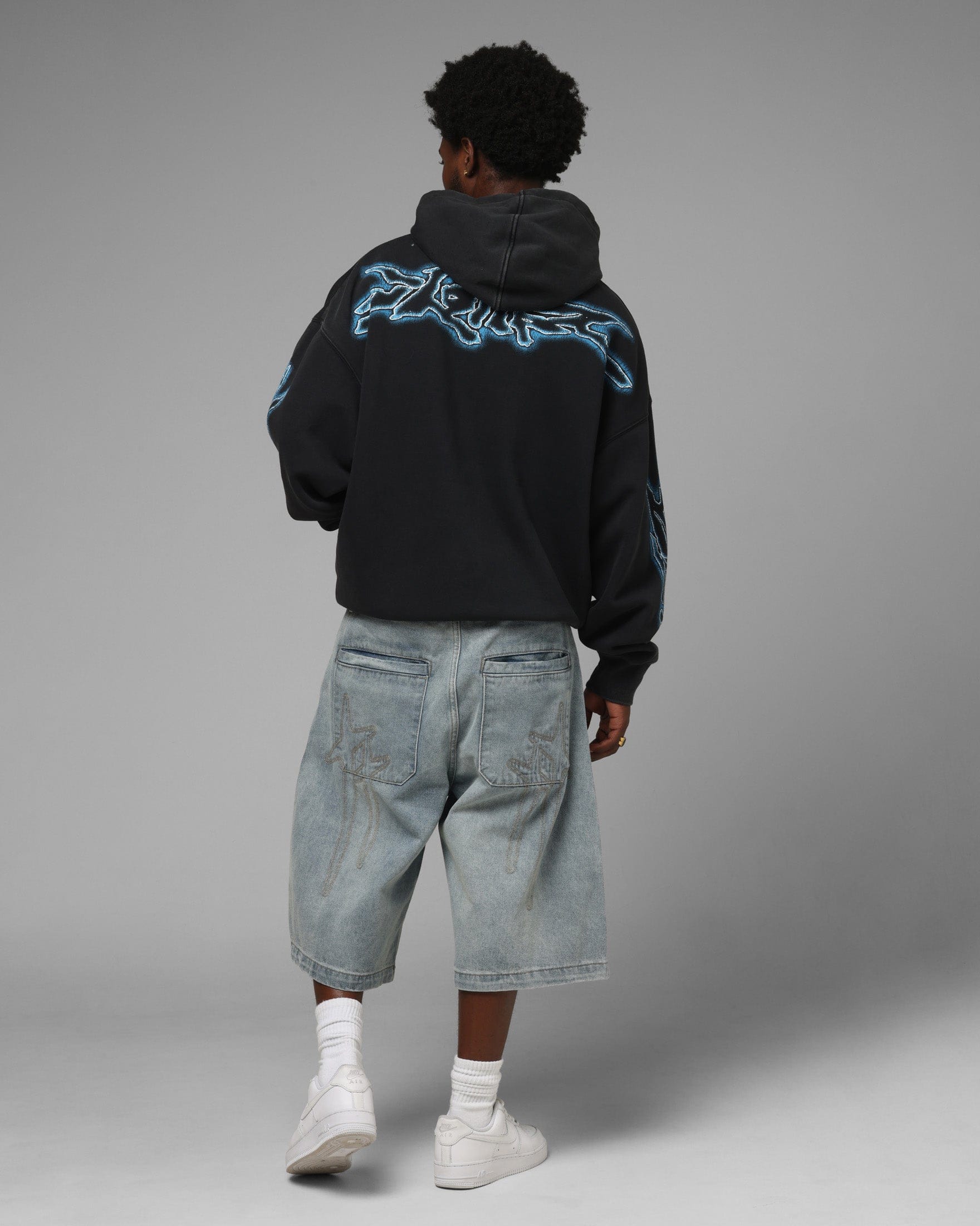 Loiter Panther Airbrush Hoodie Black