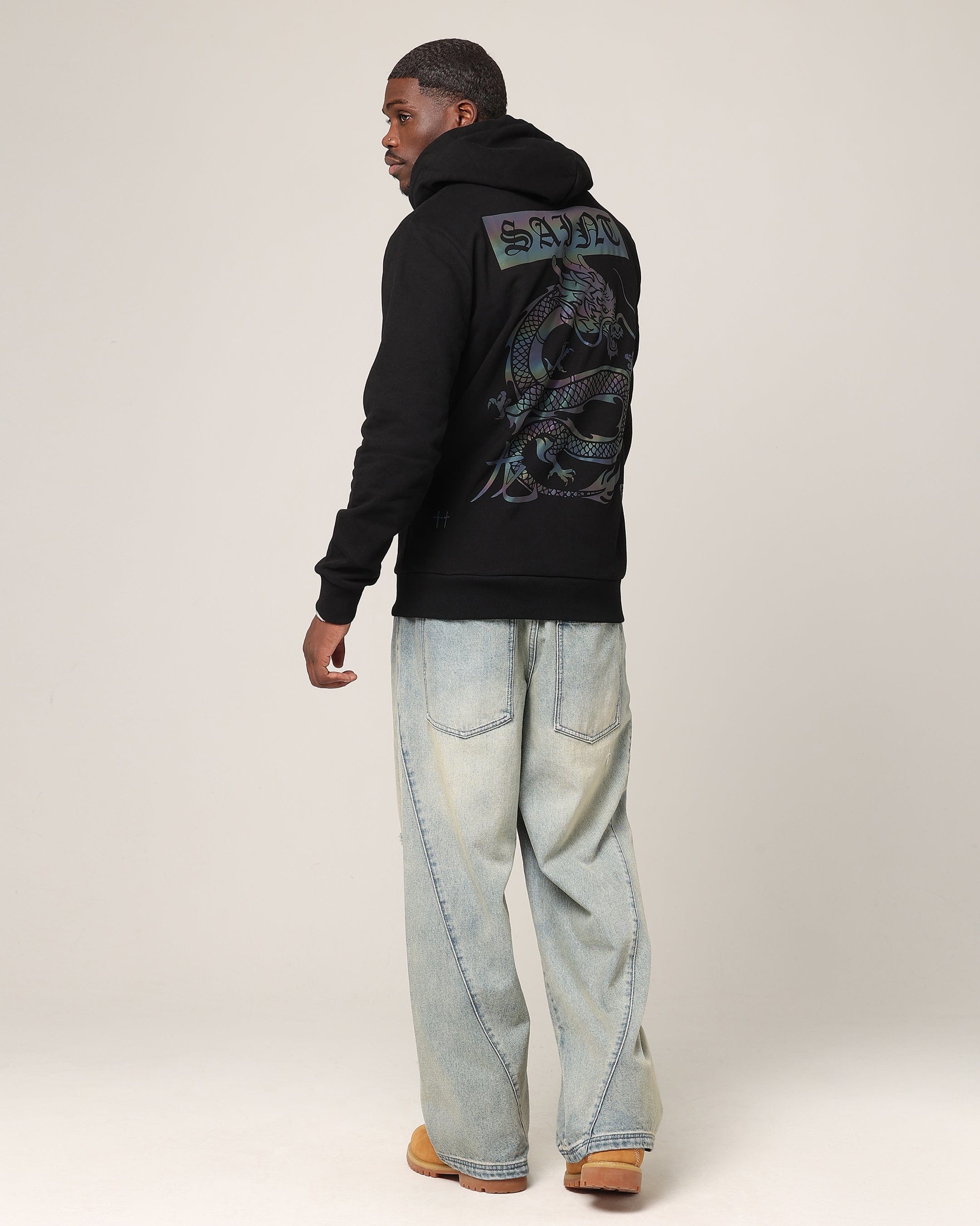 Saint Morta New Age Yot Dragon Hoodie Black/3M