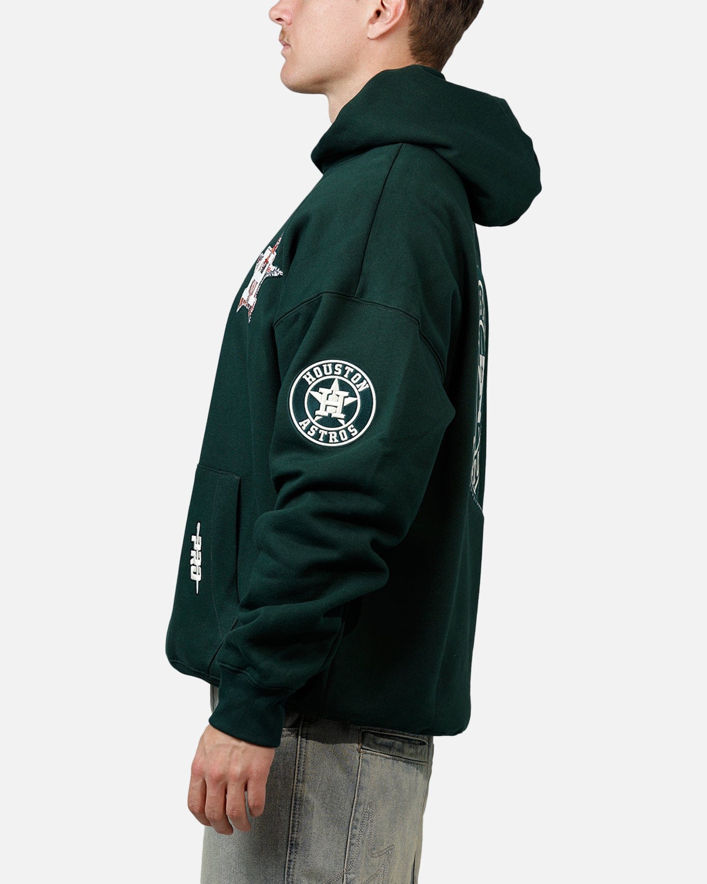 PRO Standard Houston Astros Tapestry 2.0 Hoodie Dark Green