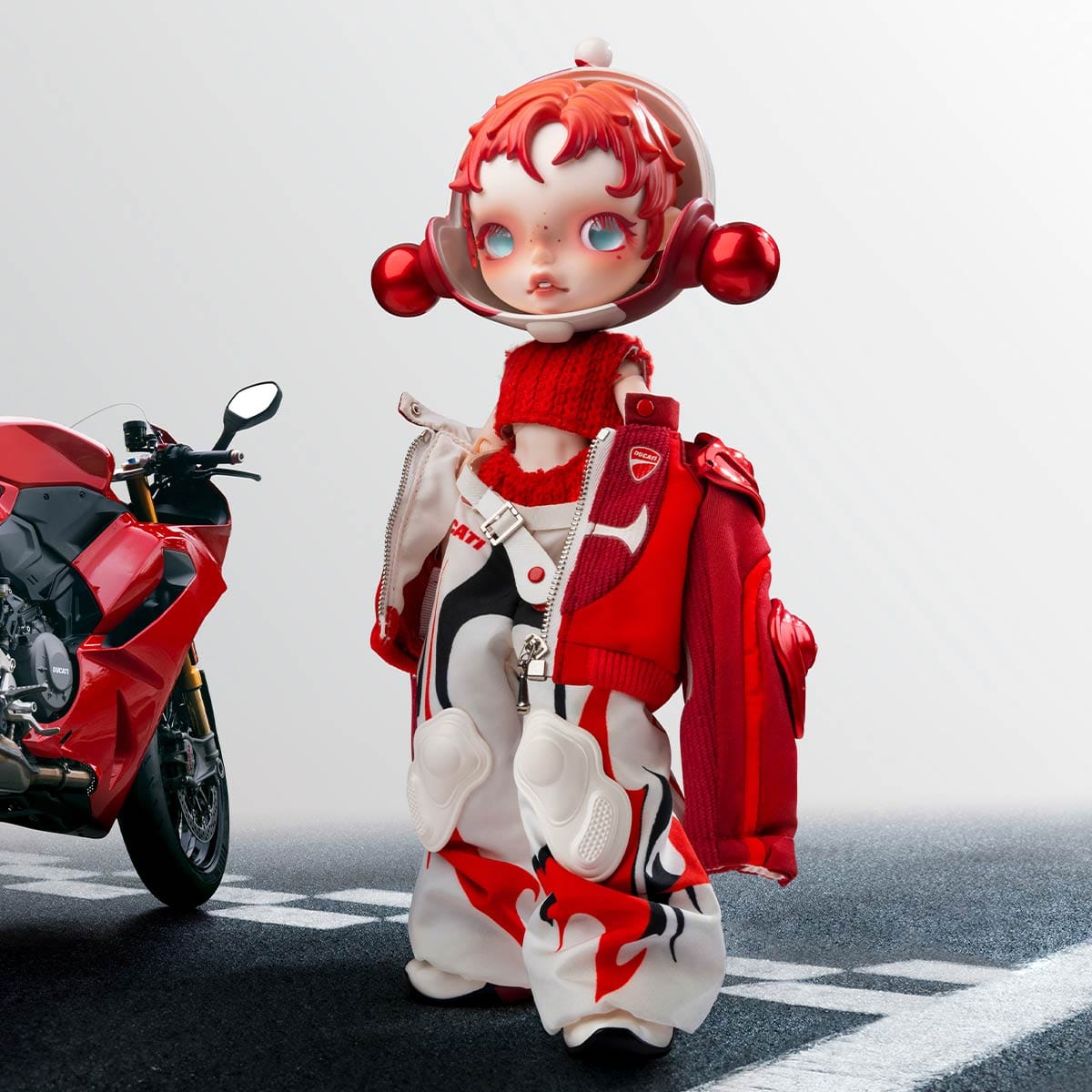 Ducati SKULLPANDA × DUCATI 1/6 Action Figure
