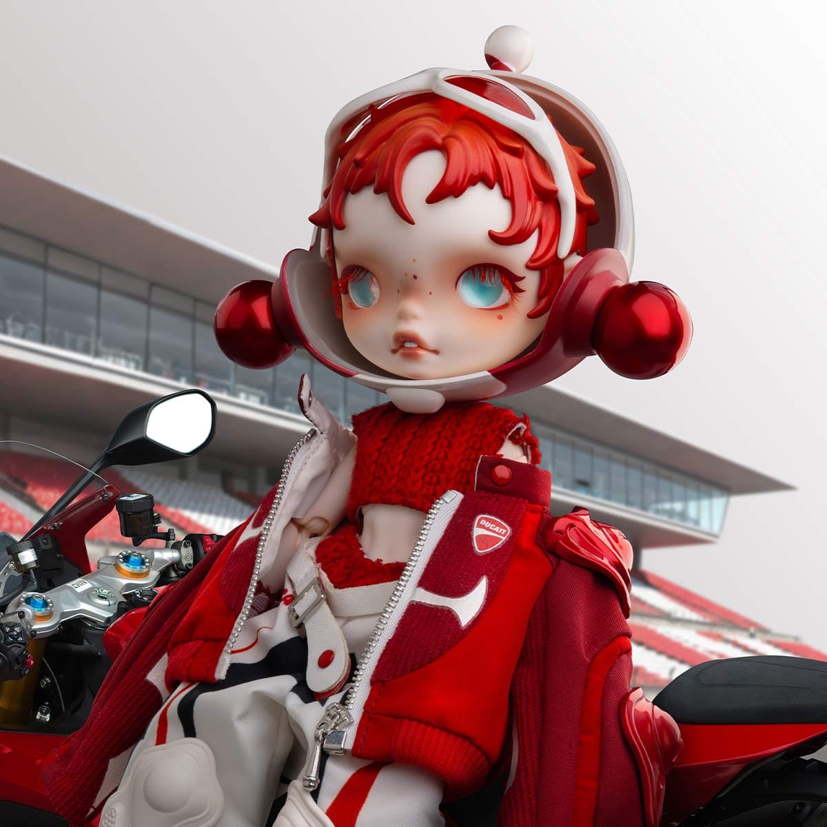 Ducati SKULLPANDA × DUCATI 1/6 Action Figure