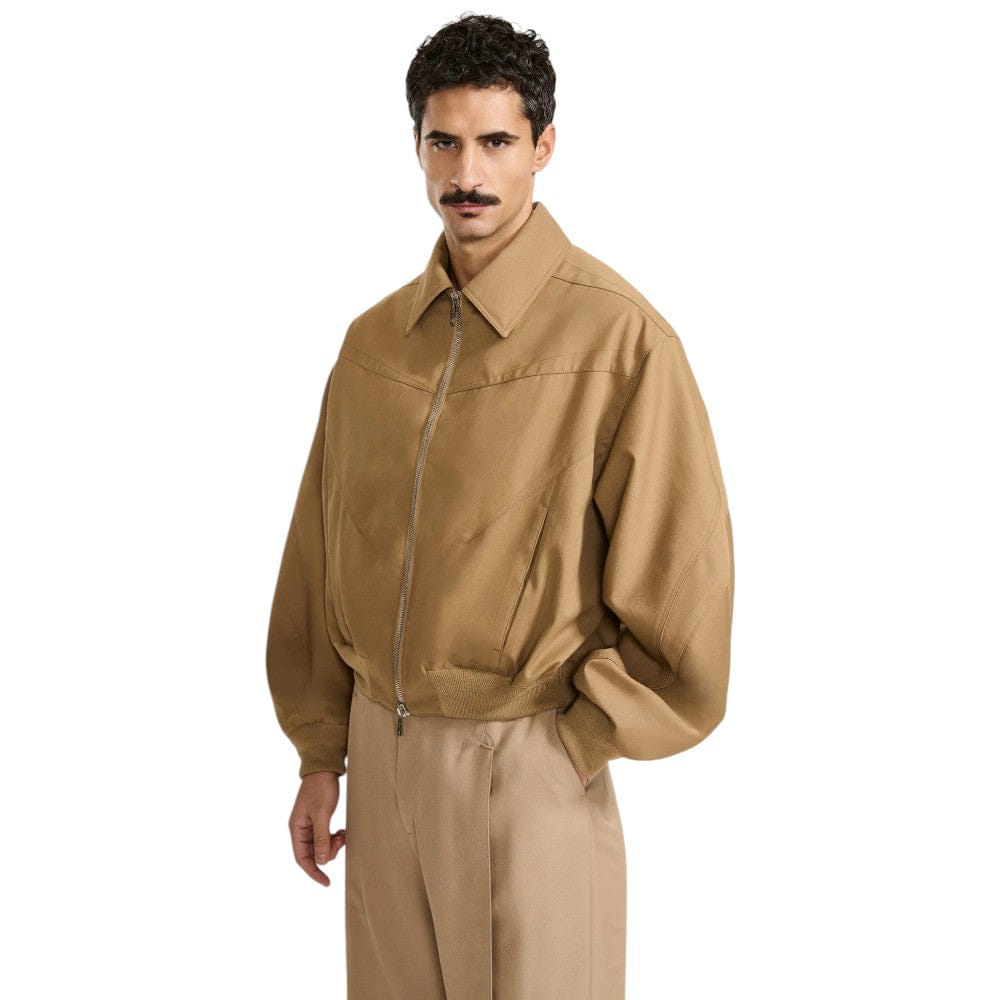 LOUIS Gabriel Nouchi OVERSIZED BOMBERS JACKET SAND