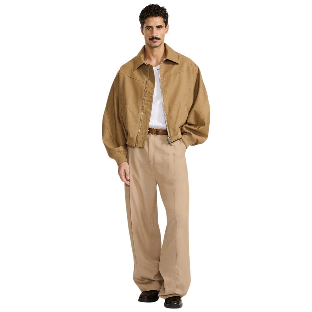 LOUIS Gabriel Nouchi OVERSIZED BOMBERS JACKET SAND