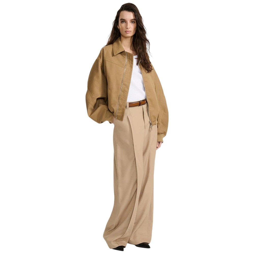 LOUIS Gabriel Nouchi OVERSIZED BOMBERS JACKET SAND