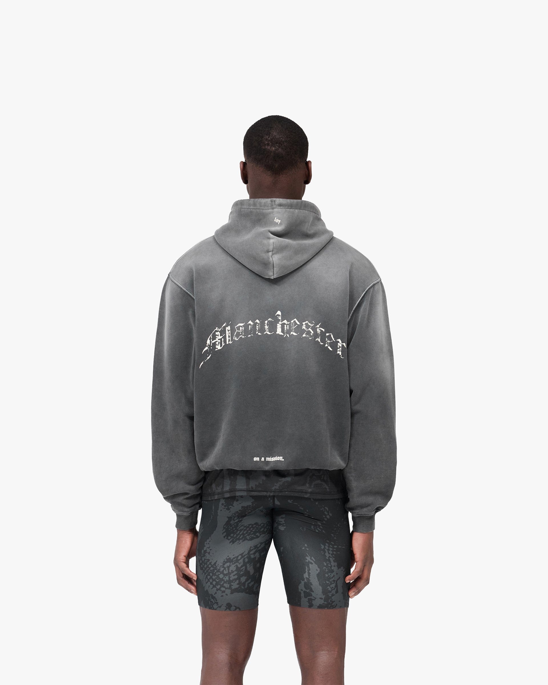247 Manchester Hoodie - Aged Black