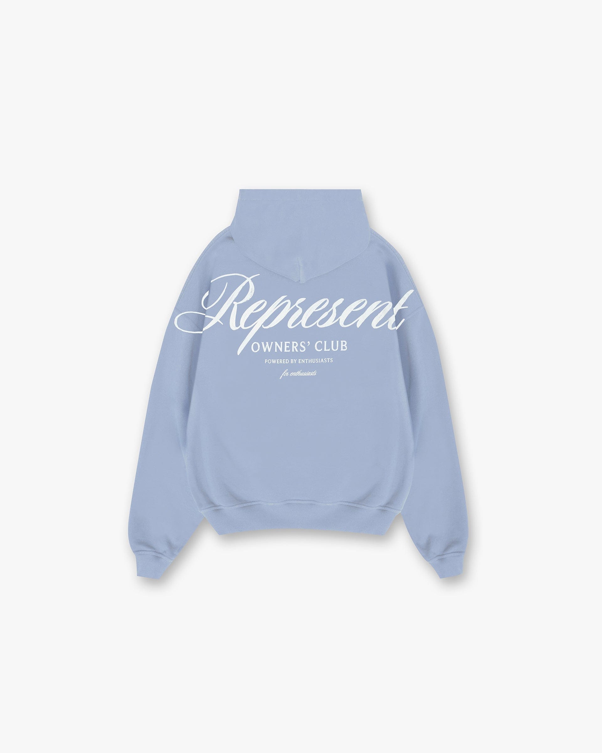 Owners Club Represent Owners Club Script Hoodie - Dusty Blue