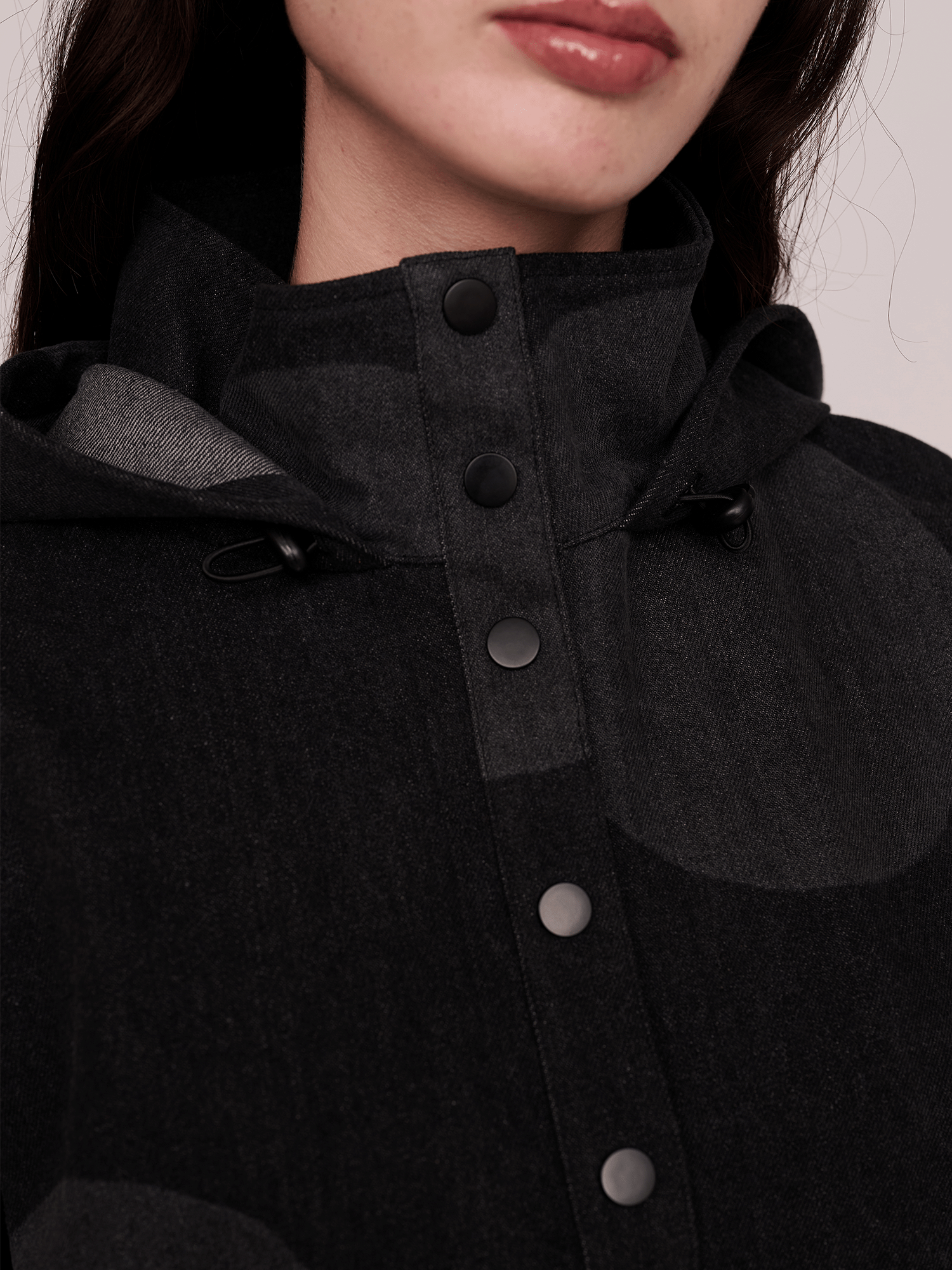 Lazy Oaf Denim Polka Pull Over Jacket