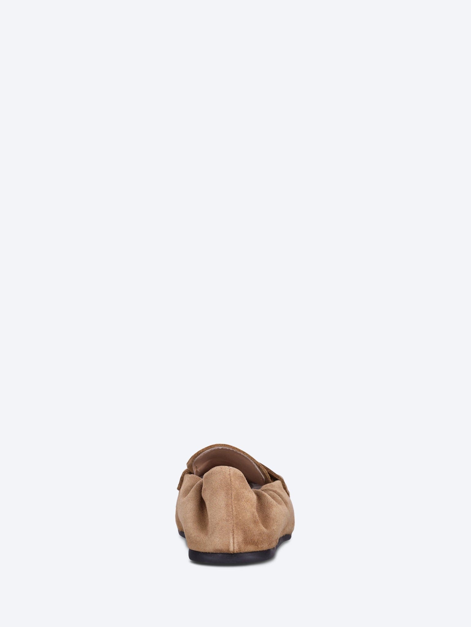 POSA Penny square suede loafers