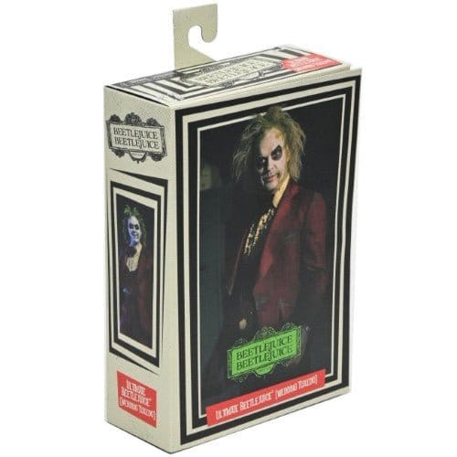 Toyshnip NECA Beetlejuice Beetlejuice Red Tuxedo 7 - Inch Ultimate Action Figure
