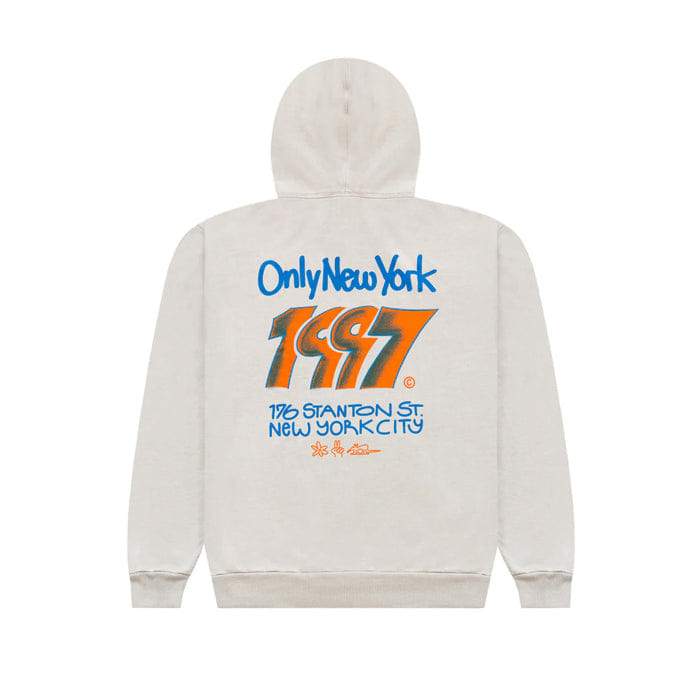 ONLY NY GRAFFITI 1997 HOODIE - CEMENT