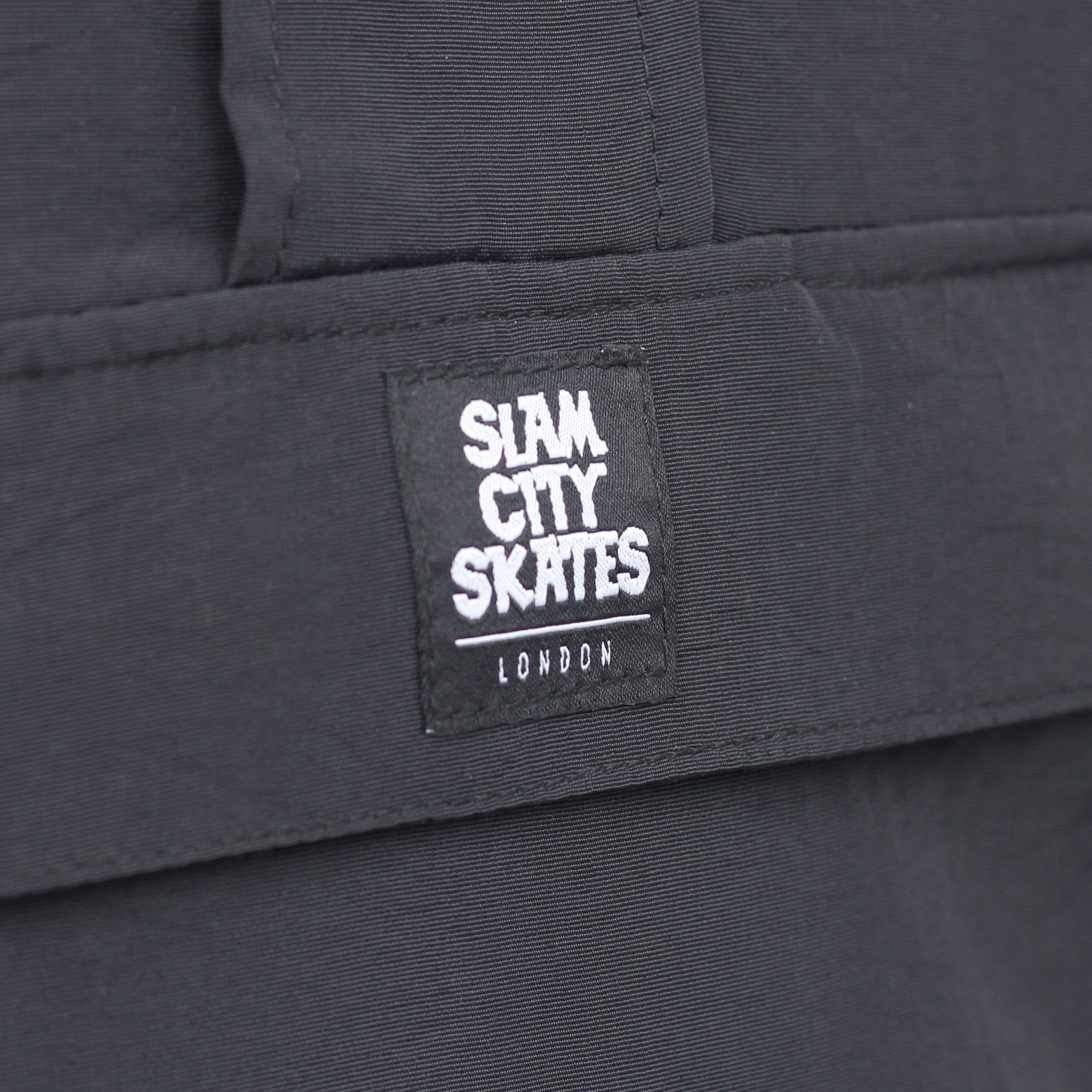 Slam City Skates Half Zip Shell Jacket Black