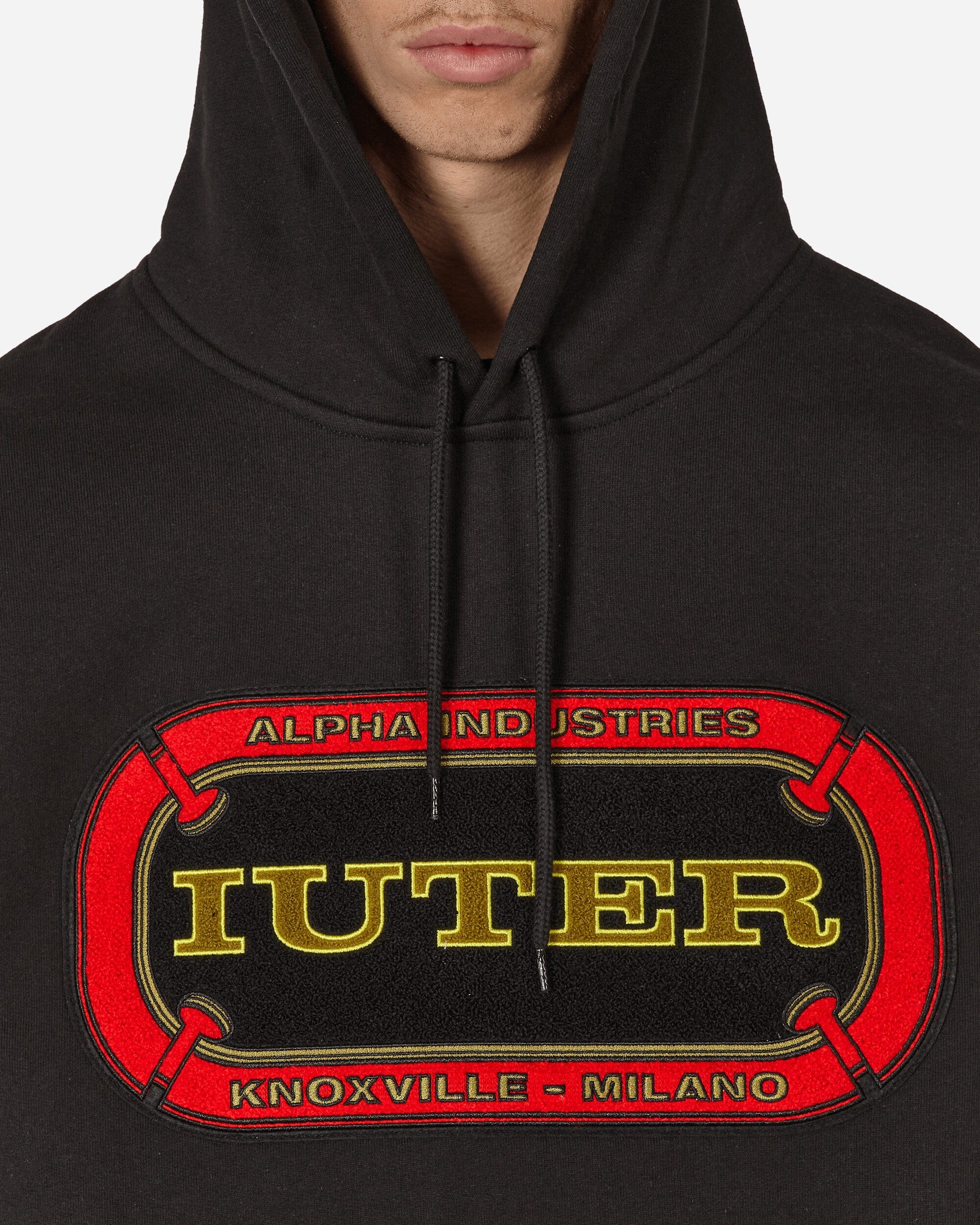 Iuter Alpha Industries Mat Hoodie Black