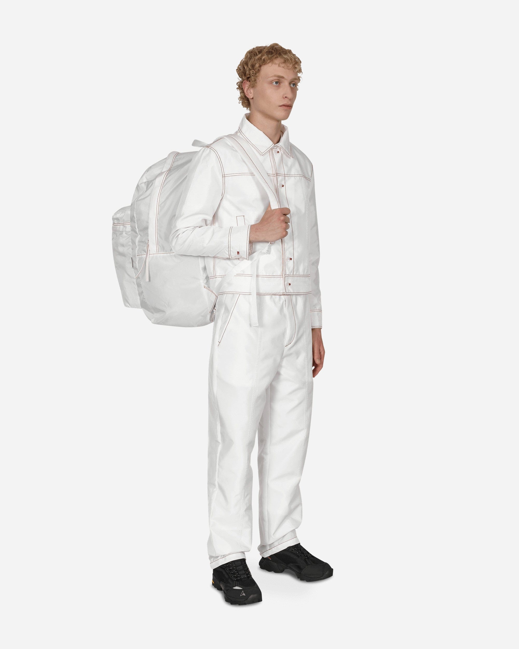 Kanghyuk Readymade Airbag 2 Pocket Jacket White