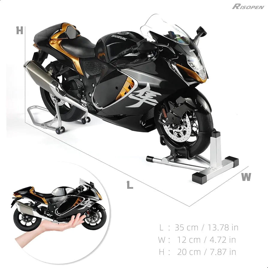 EDITION Suzuki Hayabusa Superbike Collectible Model – Black & Gold edition 1:6 scale