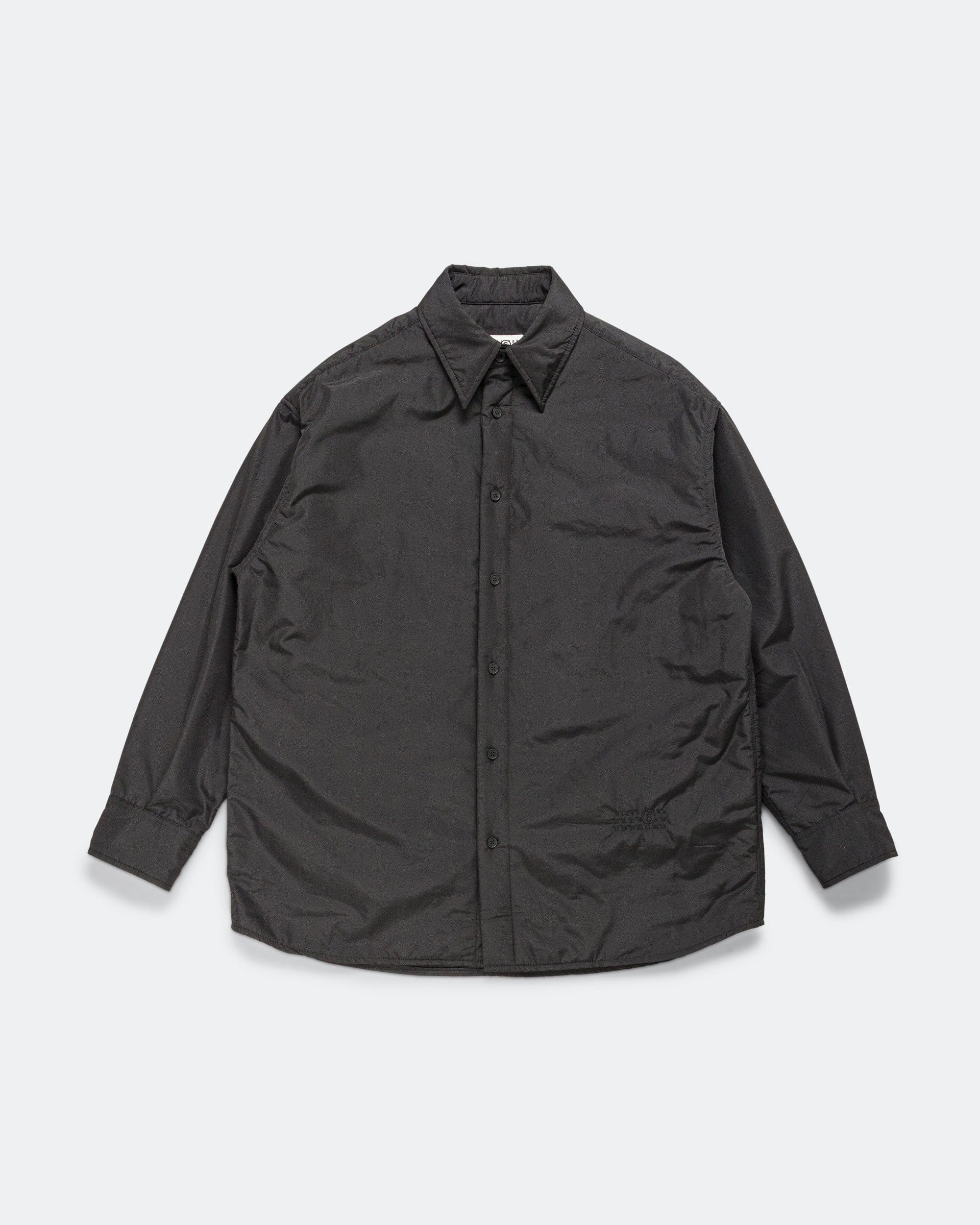 MM6 Light Padded Nylon Overshirt - Black