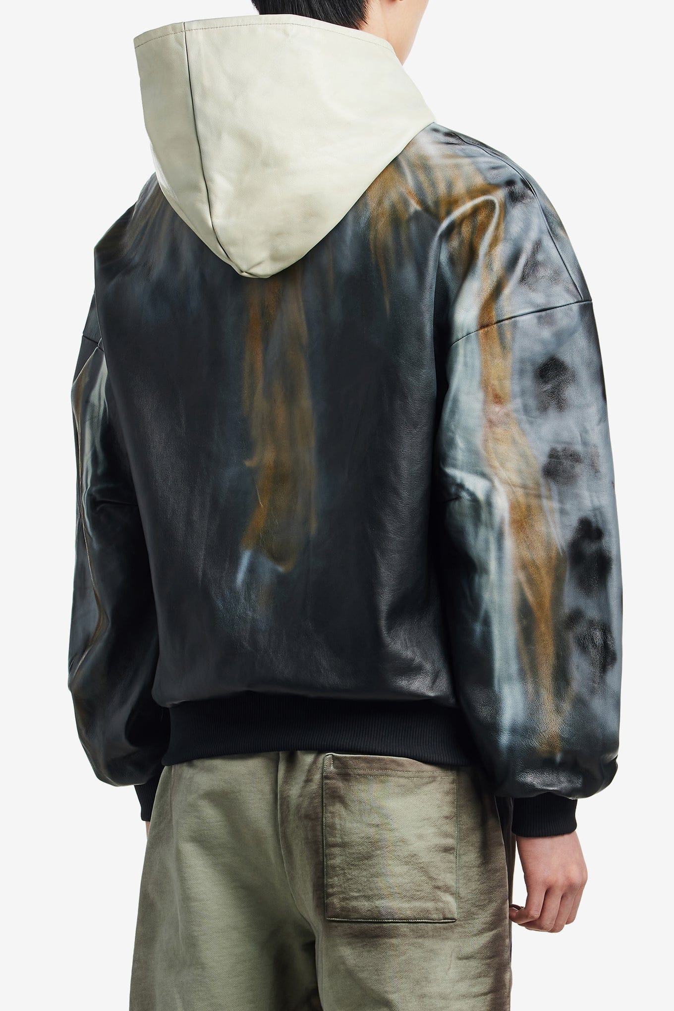 LA Maskarade LEATHER HOODIE JACKET