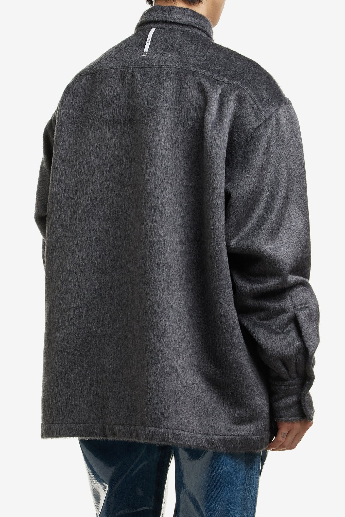 Karmuel YOUNG FUZZY BOLD SQUARE SHIRT JACKET