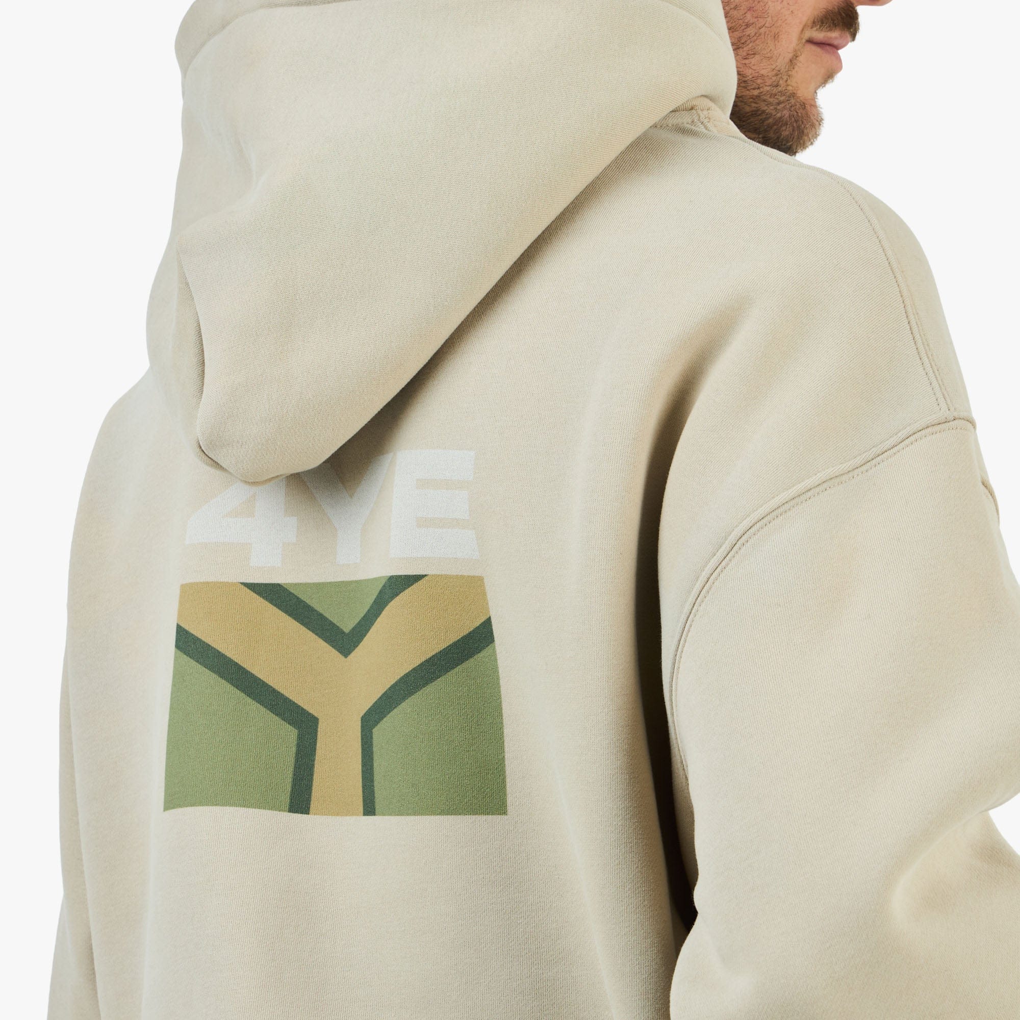 4YE Flag Hoodie / Oat
