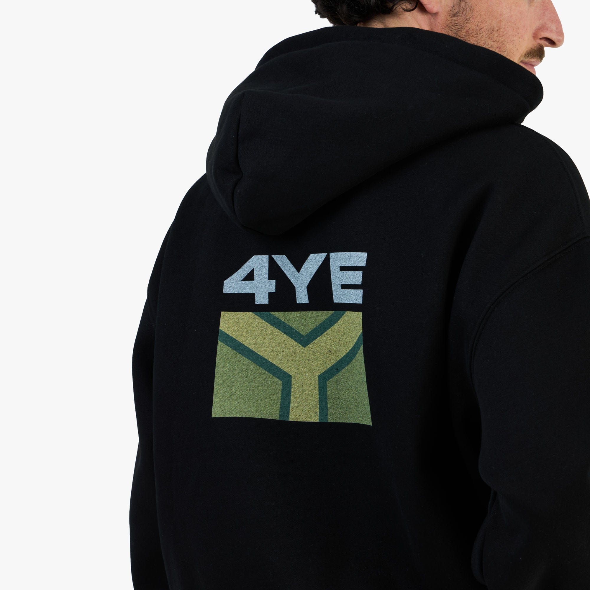 4YE Flag Hoodie / Black