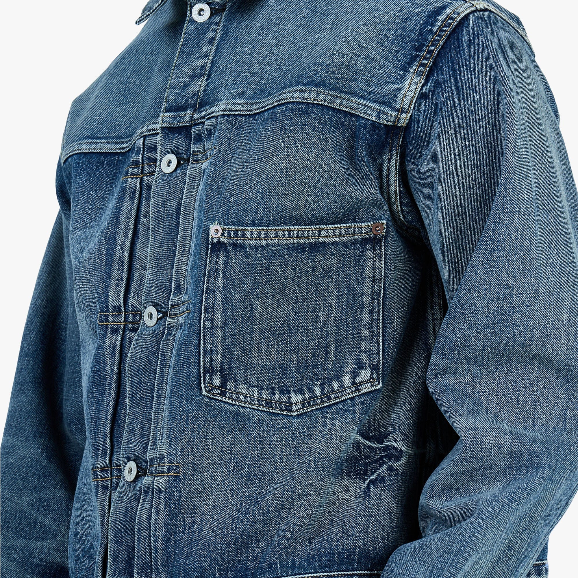 Khakis Union Denim Jacket / Mid Blue