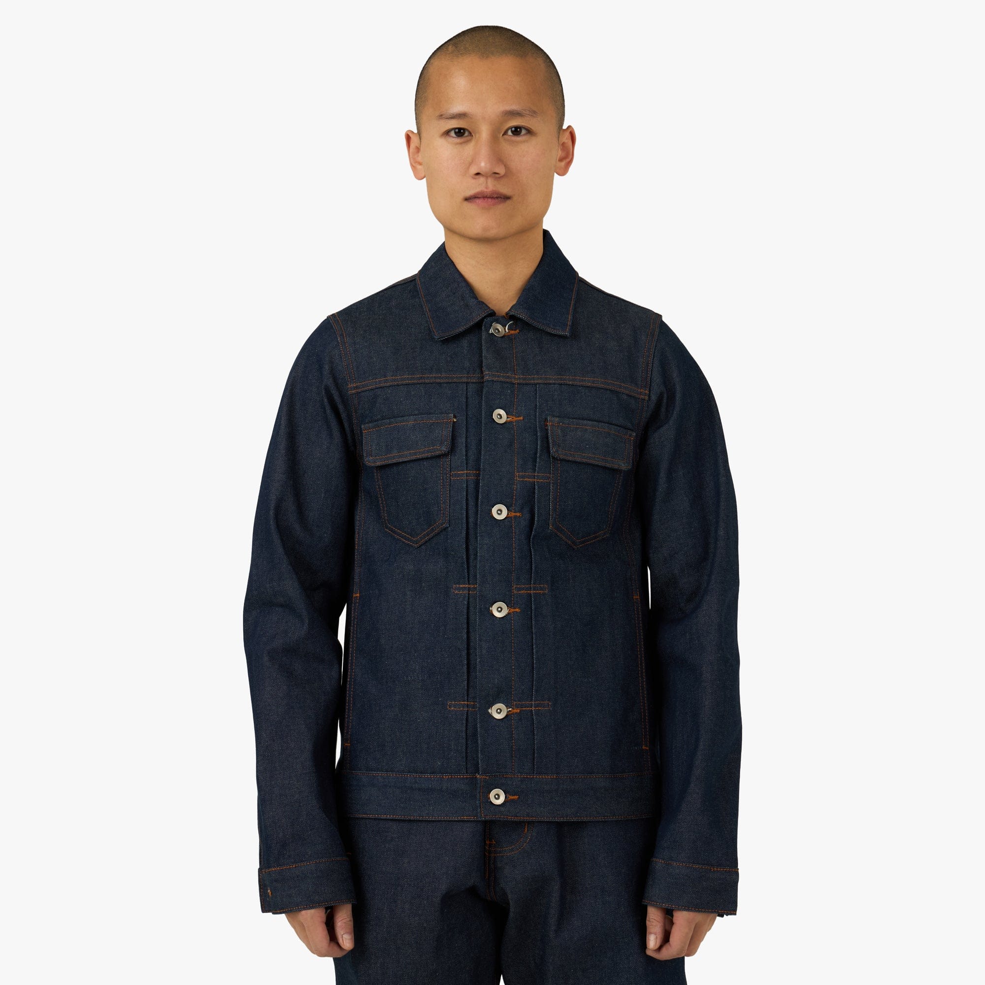 PlazaWorks Modern Type 2 Denim Jacket / Indigo Raw
