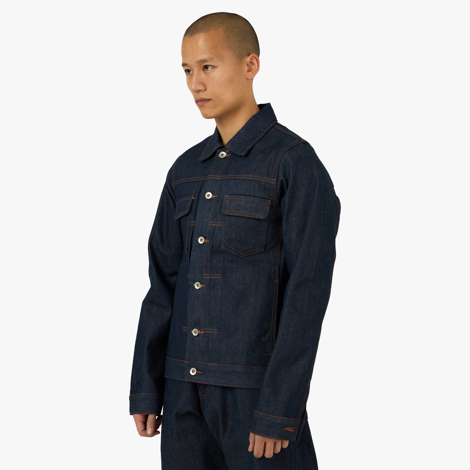PlazaWorks Modern Type 2 Denim Jacket / Indigo Raw