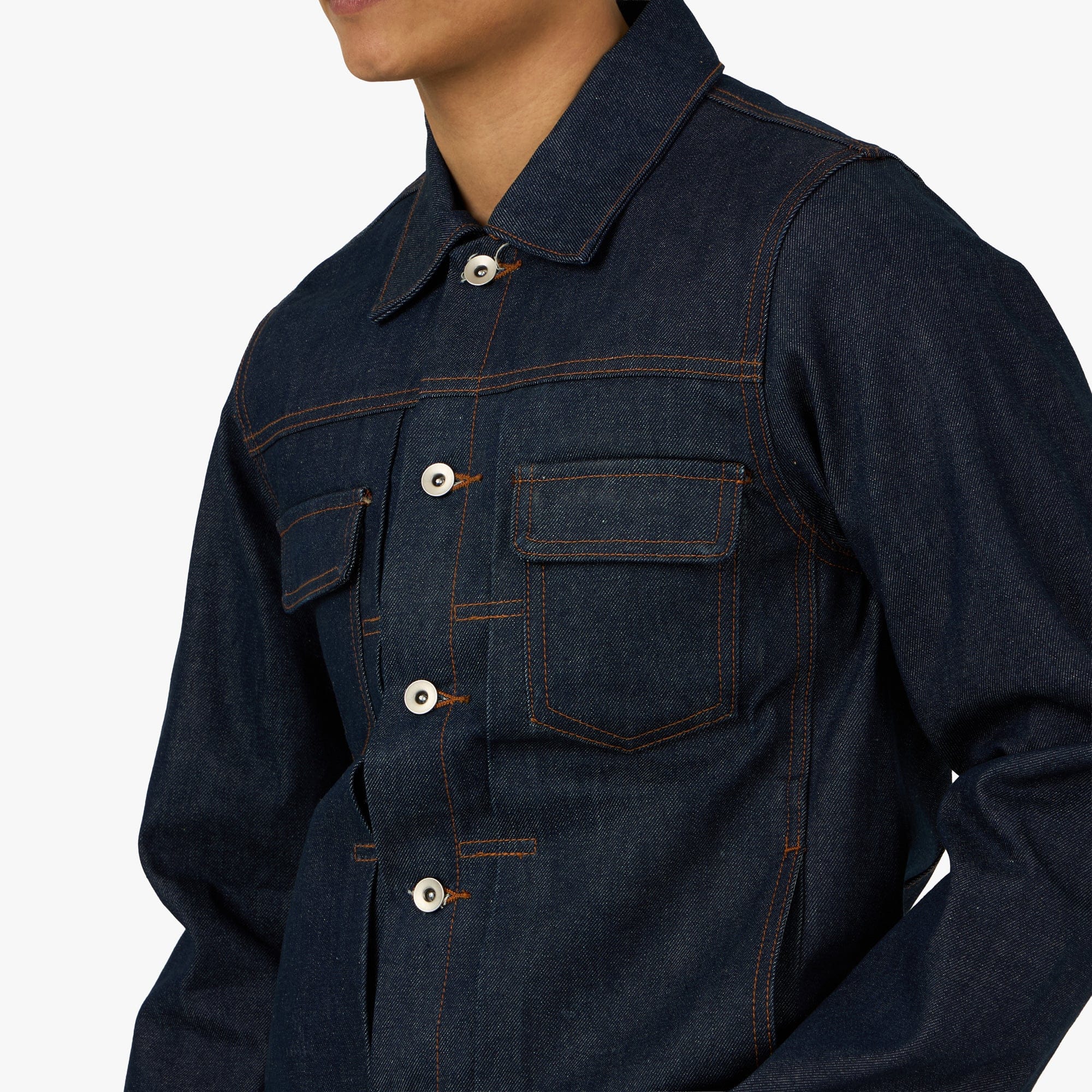PlazaWorks Modern Type 2 Denim Jacket / Indigo Raw