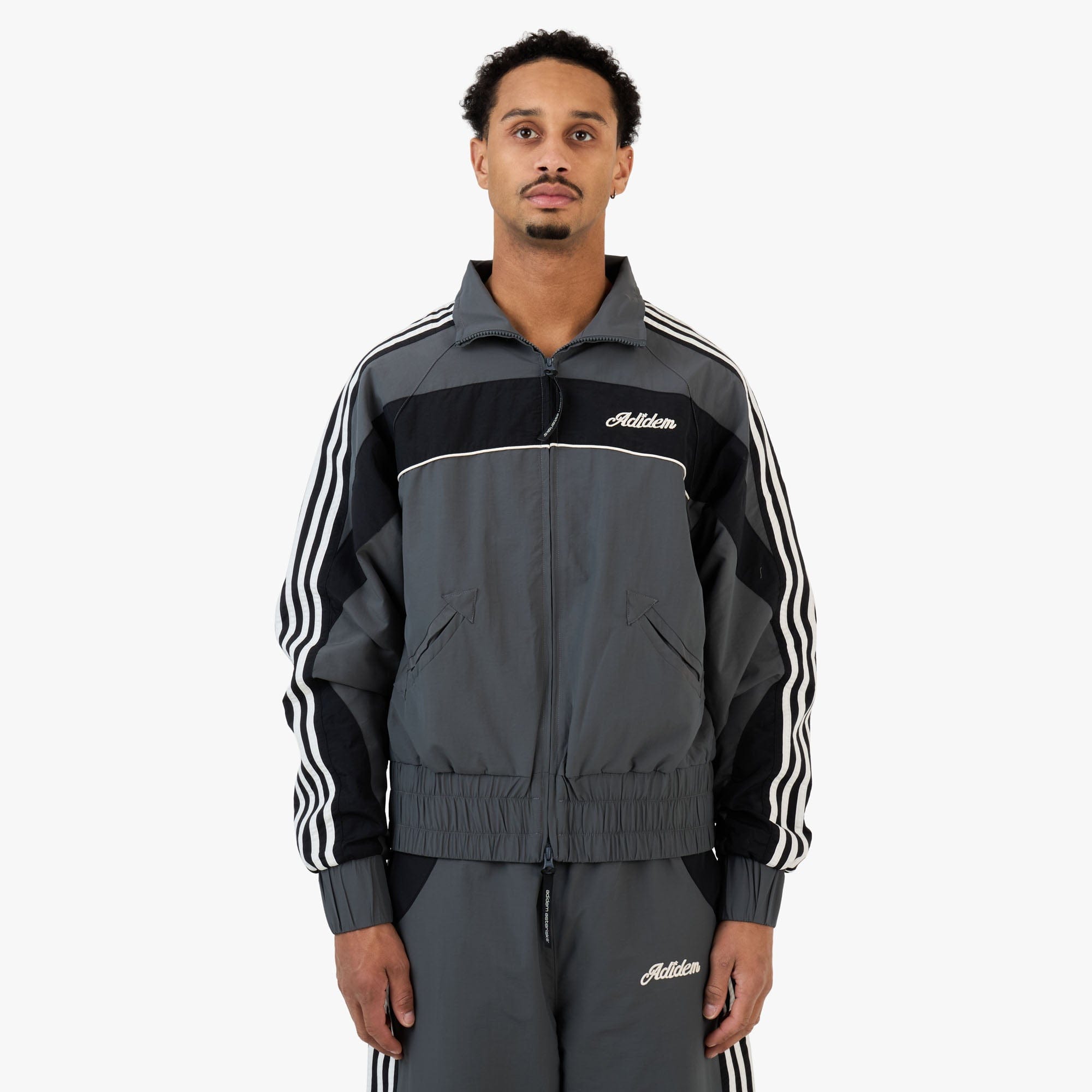 Adidem Asterisks Adidem Astericks Stripped Tracket Jacket Black
