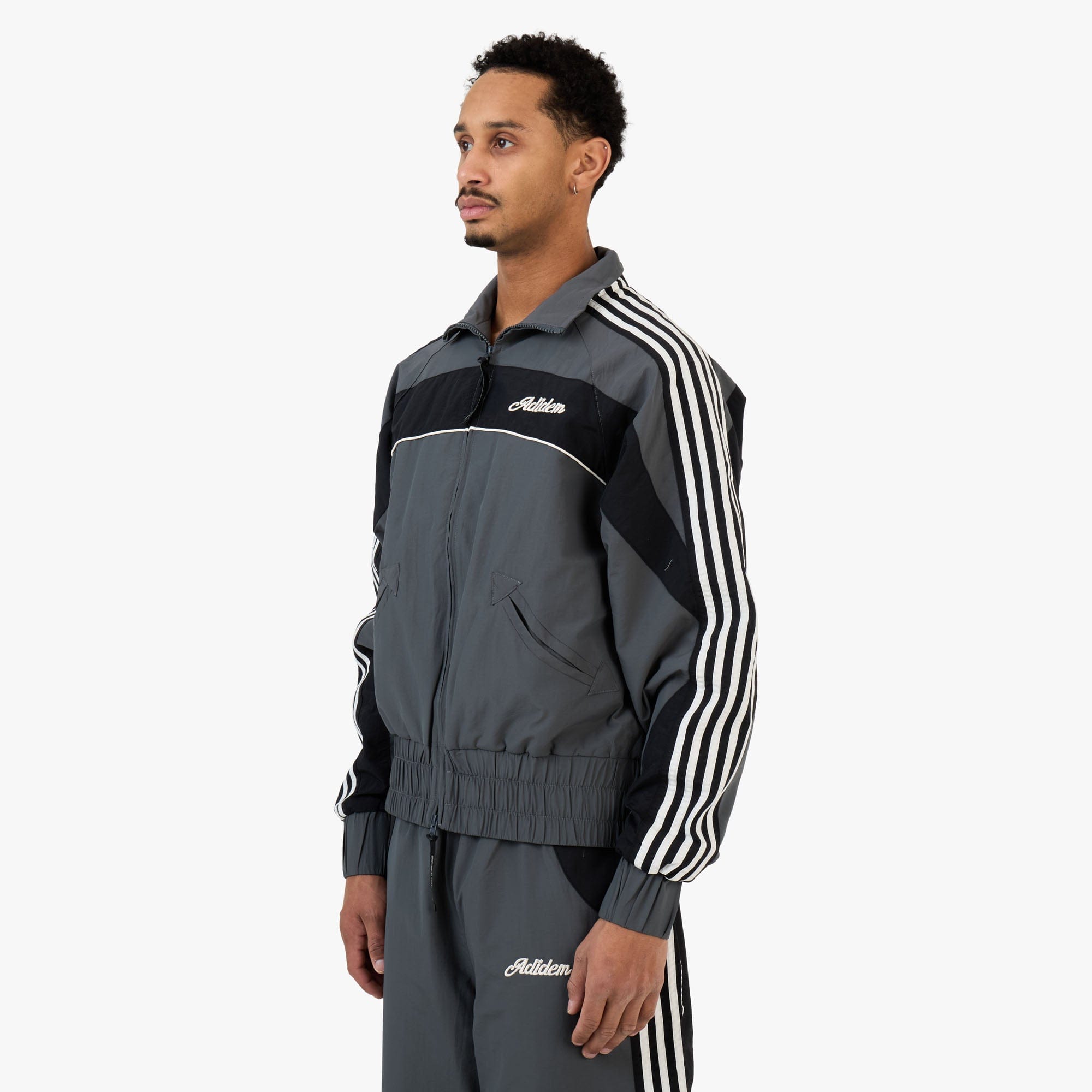 Adidem Asterisks Adidem Astericks Stripped Tracket Jacket Black