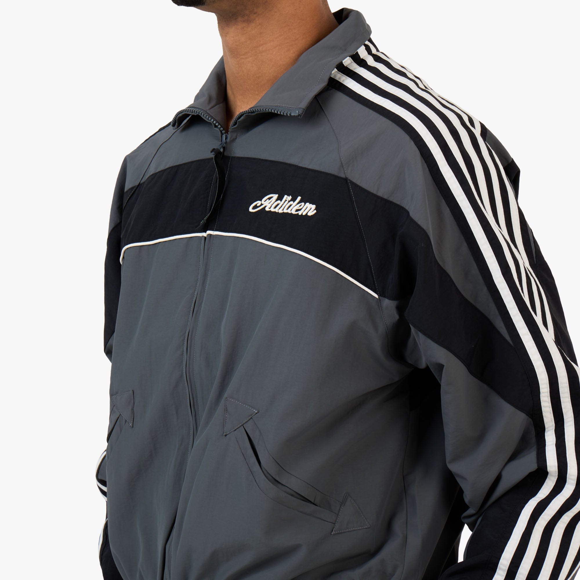 Adidem Asterisks Adidem Astericks Stripped Tracket Jacket Black