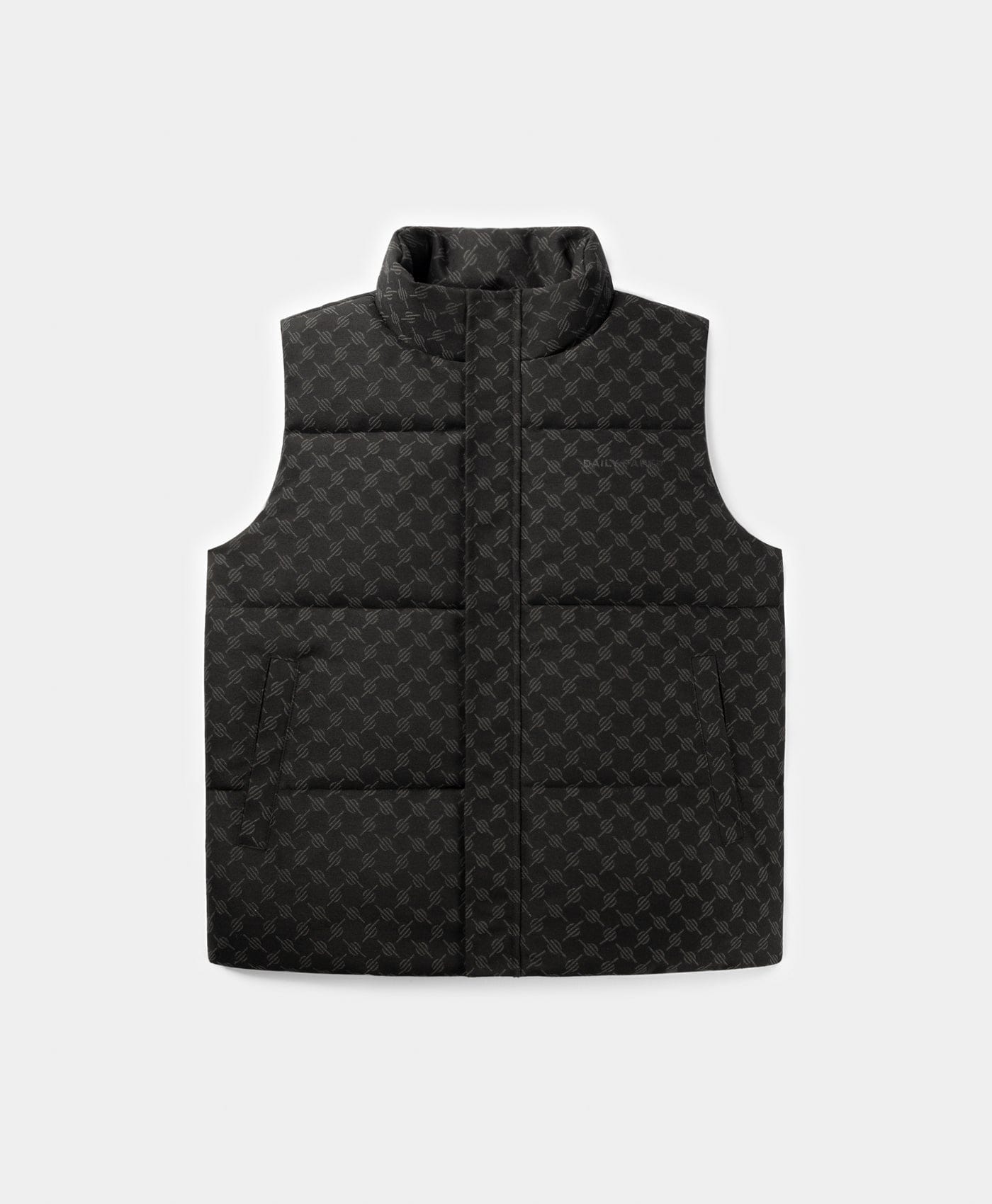 Monogram Black Pondo Cotton Monogram Bodywarmer