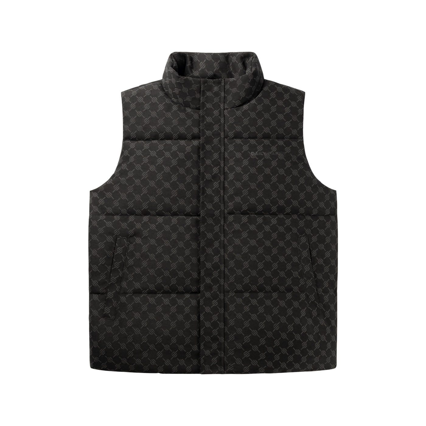Monogram Black Pondo Cotton Monogram Bodywarmer