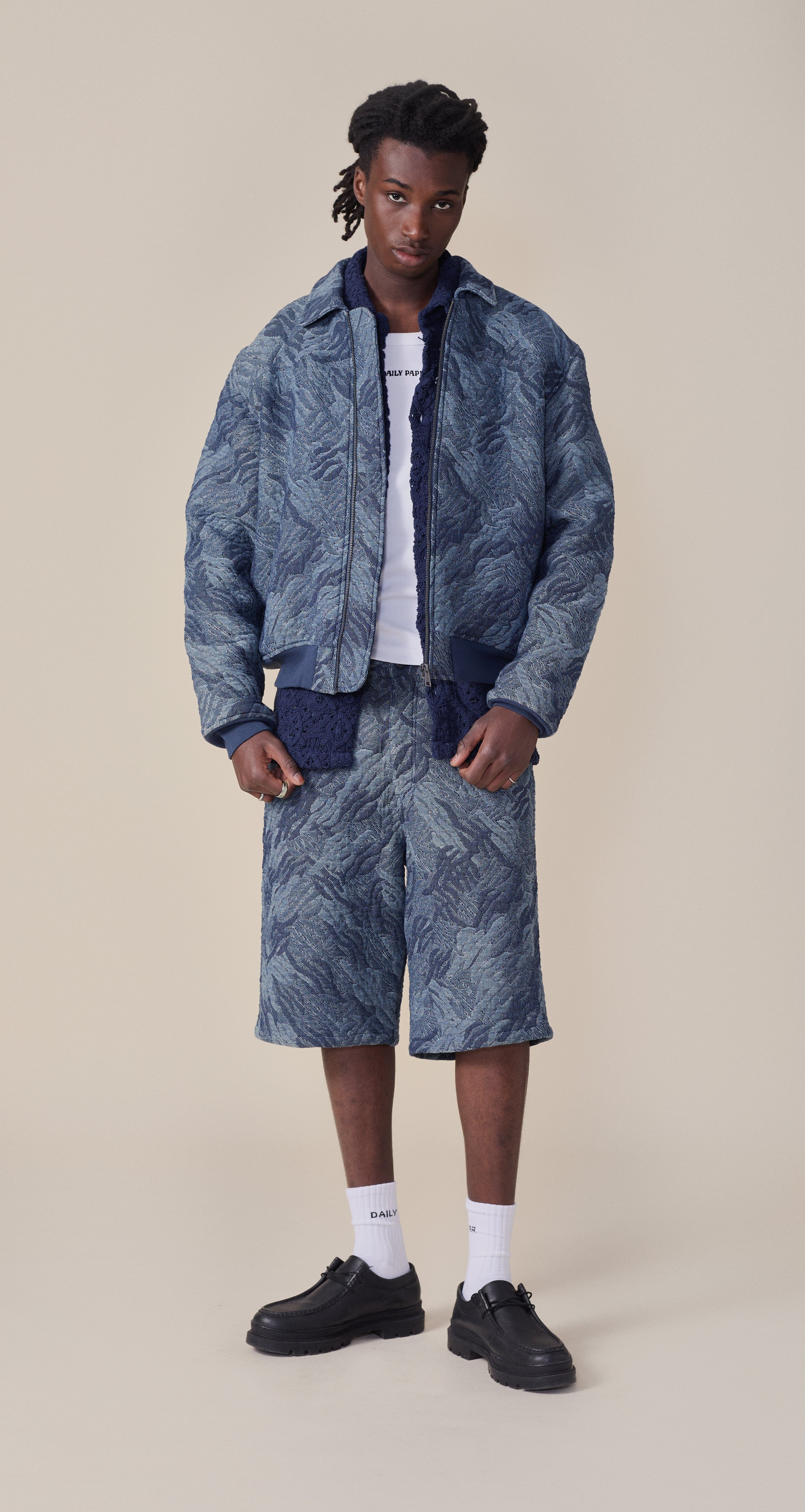 Monogram Camo Monogram Denim Bomber