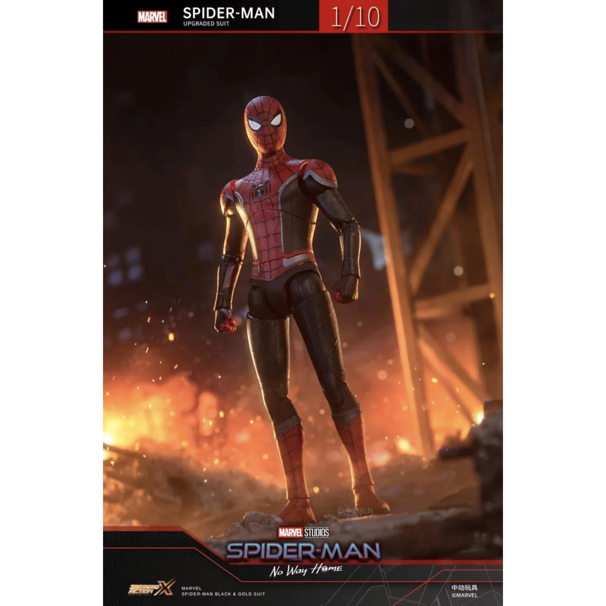 ZD Toys Spiderman Upgraded Suit Action Figure