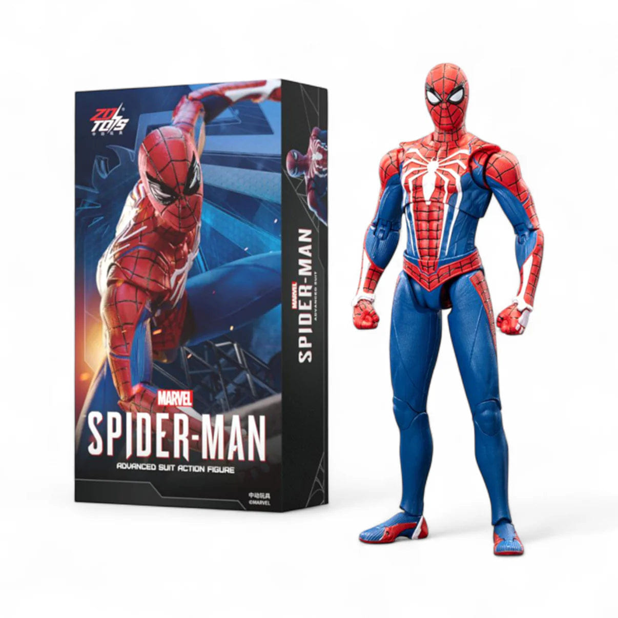 ZD Toys Spider - man Advanced Suit 1/10 Collectible Action Figure