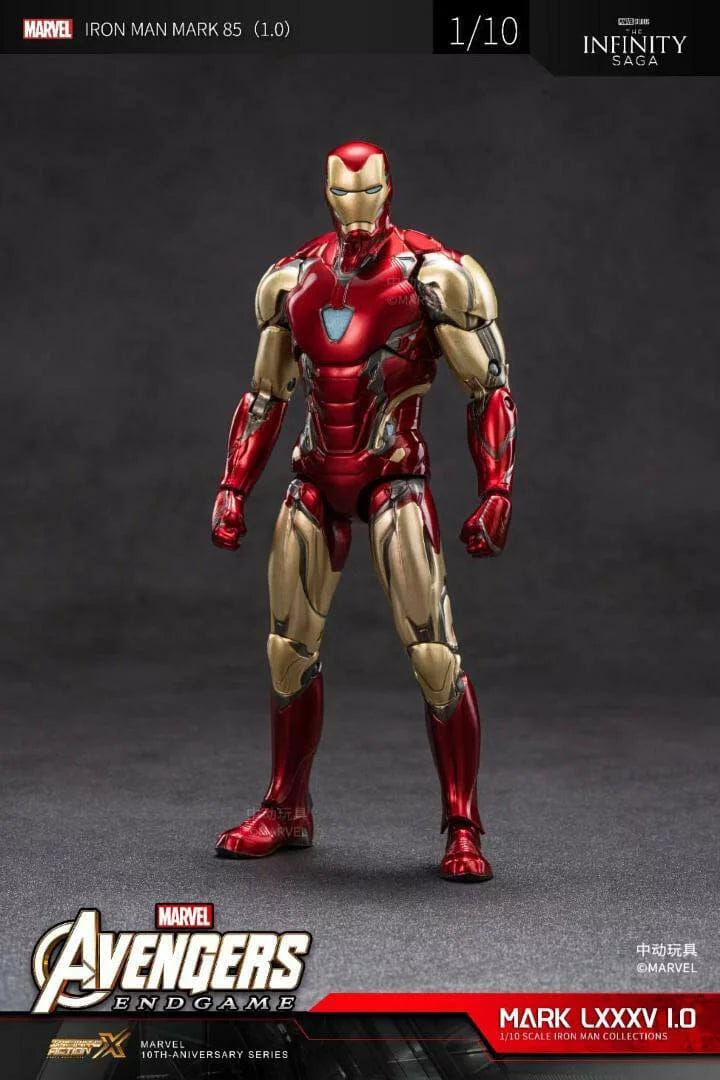 ZD Toys Avengers Endgame Ironman Mark 85 1/10 Scale Action Figure