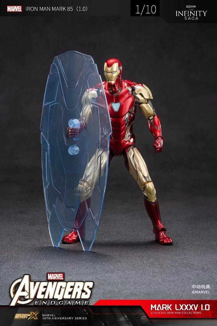 ZD Toys Avengers Endgame Ironman Mark 85 1/10 Scale Action Figure
