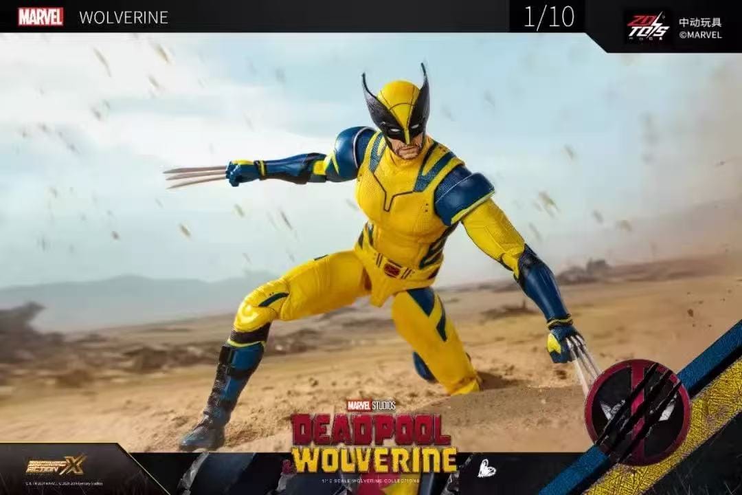 ZD Toys Marvel Deadpool & Wolverine Wolverine 1/10 Action Figure