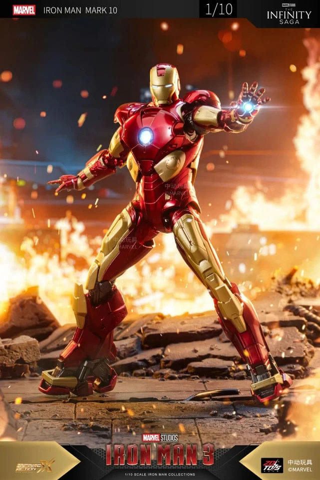 ZD Toys Marvel Avengers Advanced Suit 1/10 Iron Man MK10 Action Figure